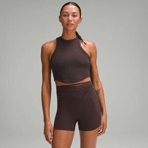 lululemon Espresso Hold Tight Cropped Tank size 6